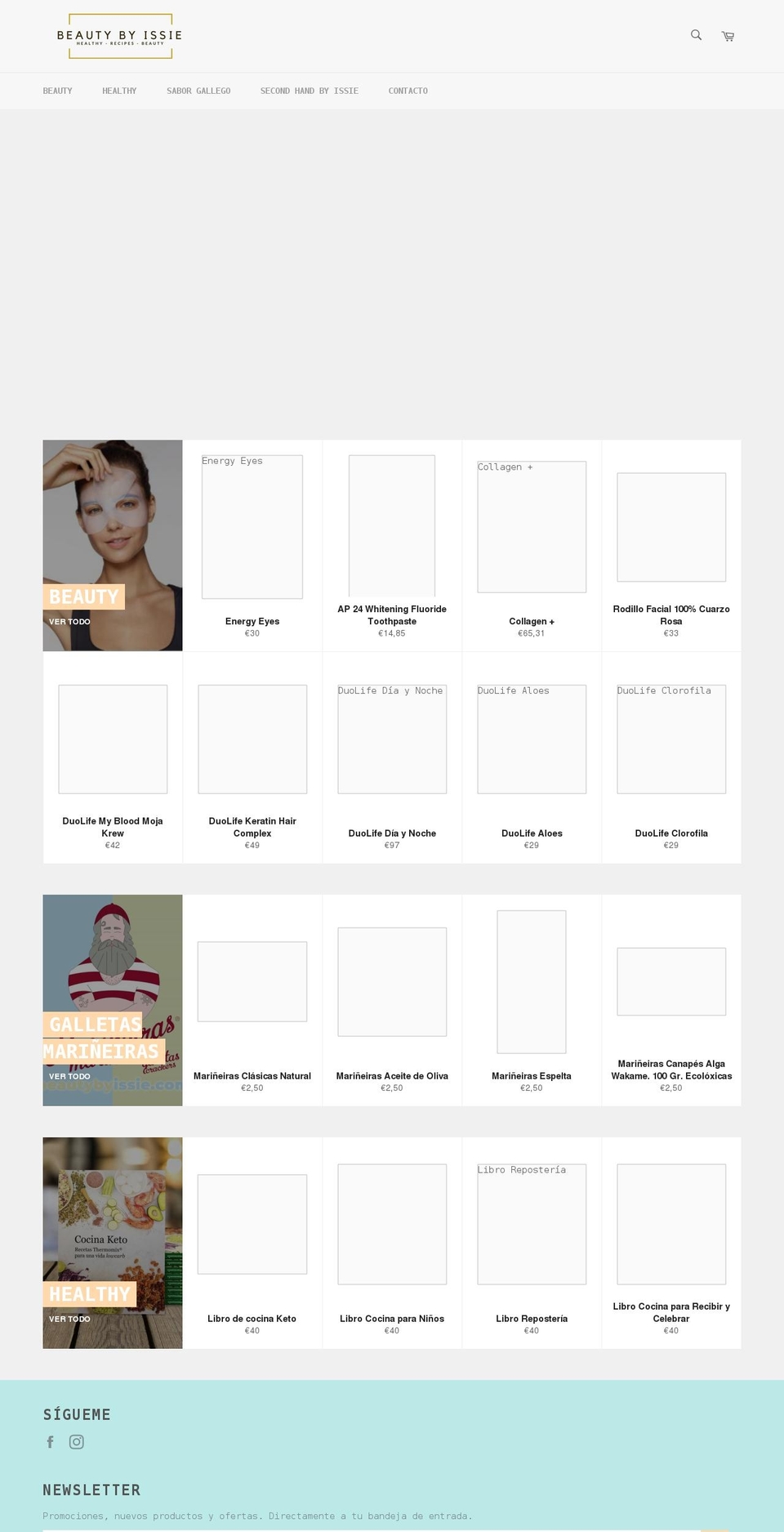 beautybyissie.com shopify website screenshot