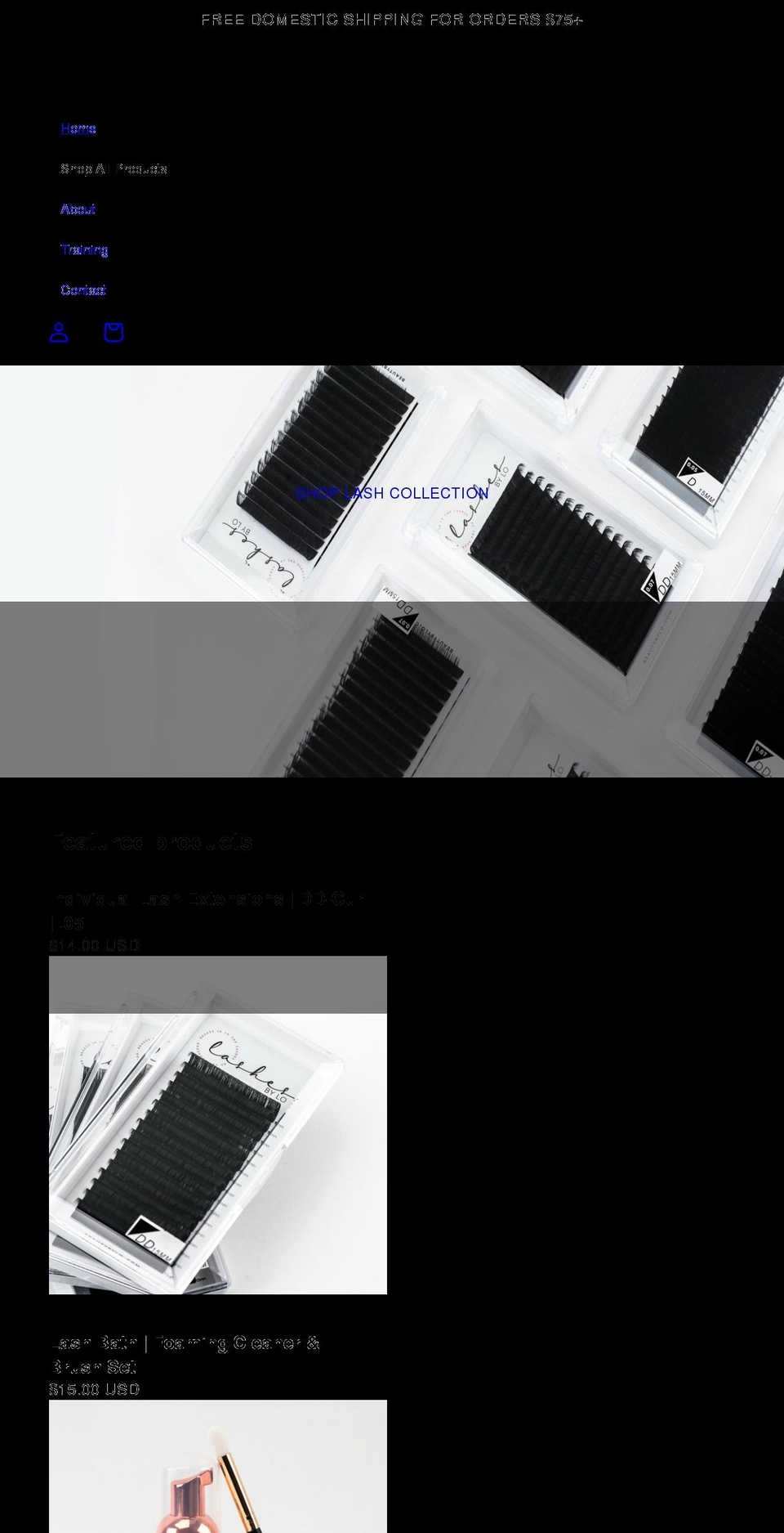 beautybylo.com shopify website screenshot