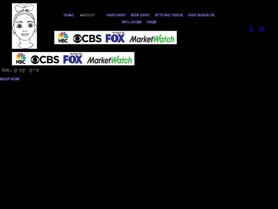 beautybylyric.com shopify website screenshot