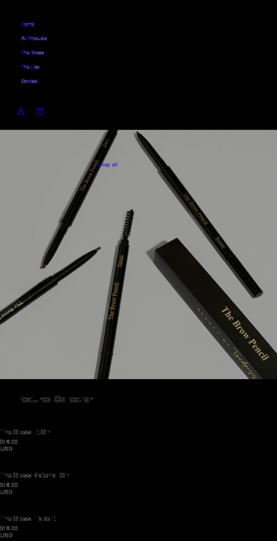 beautybytredayy.com shopify website screenshot