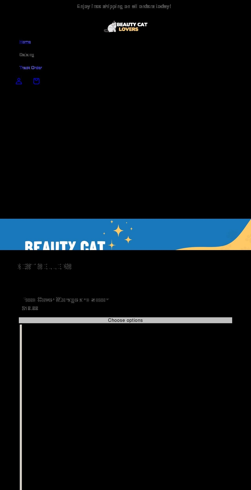 beautycatlovers.com shopify website screenshot