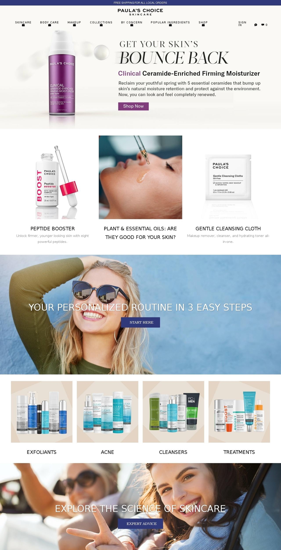 beautycollective.com.sg shopify website screenshot