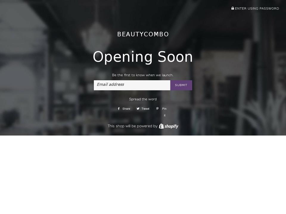 beautycombo.com — Shopify storefront screenshot