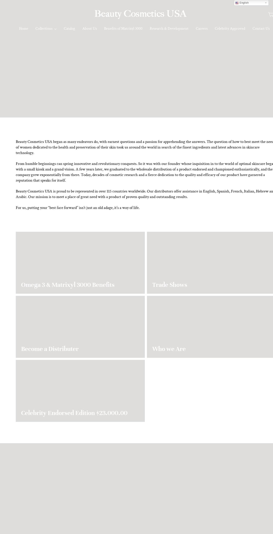beautycosmeticsusa.com — Shopify storefront screenshot