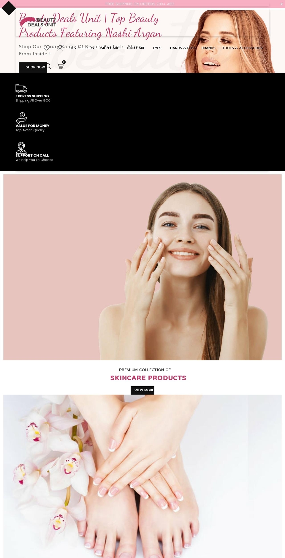 beautydealsunit.com shopify website screenshot