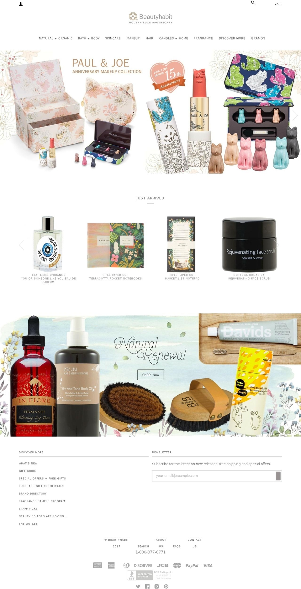 beautyhabit.info shopify website screenshot