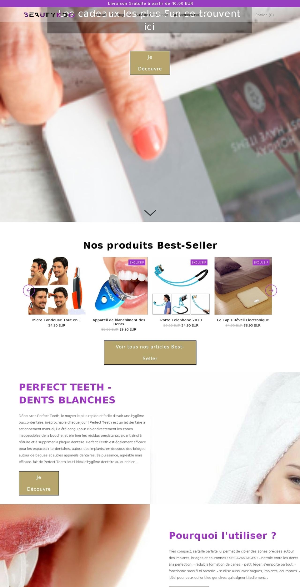 fastlane-1-37-active Shopify theme site example beautykdo.com