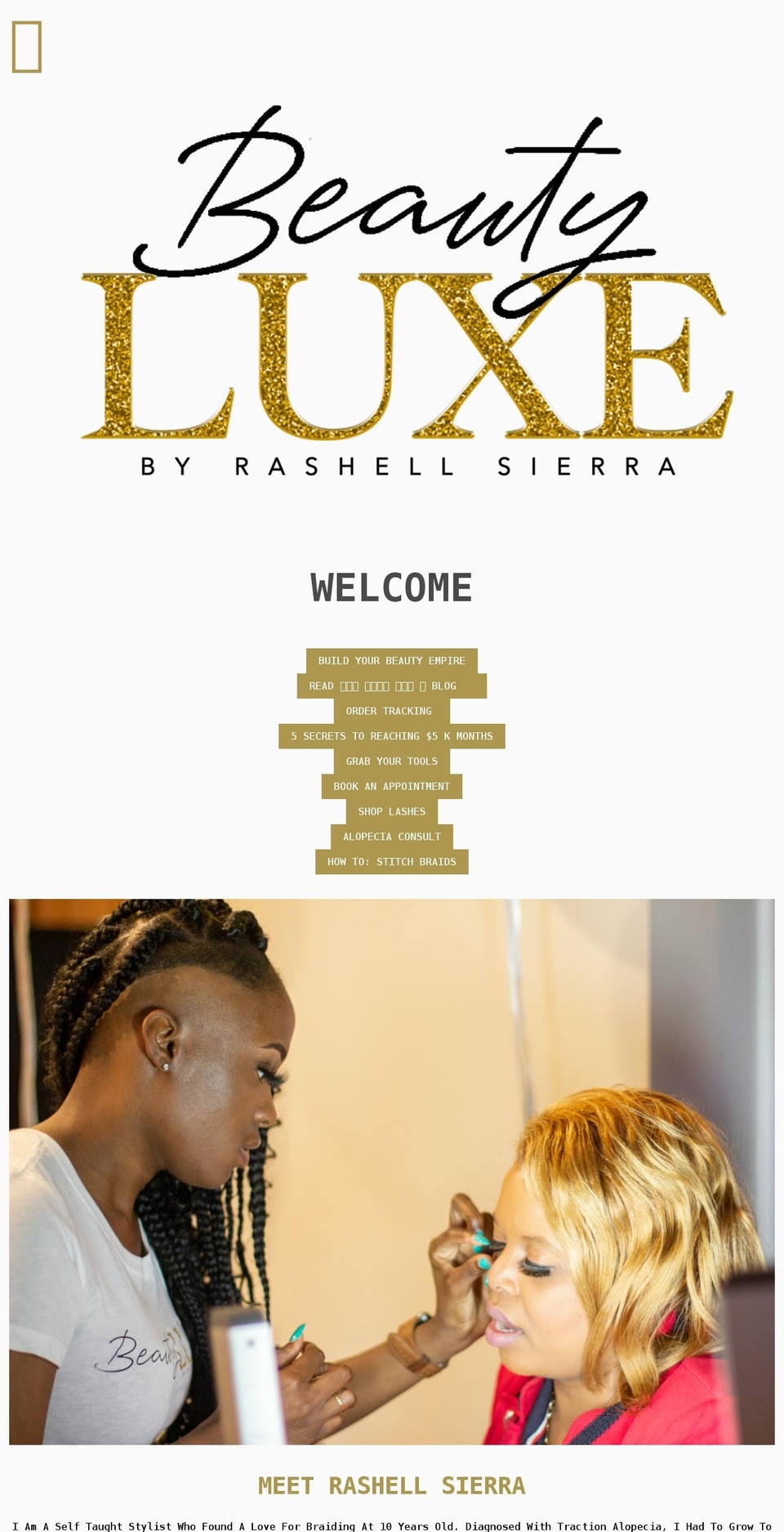 beautyluxers.com shopify website screenshot