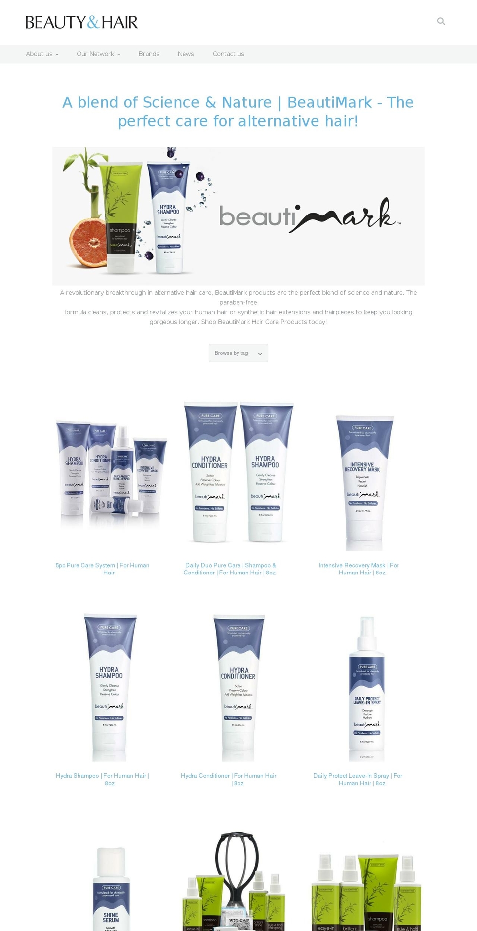 beautymark.com shopify website screenshot