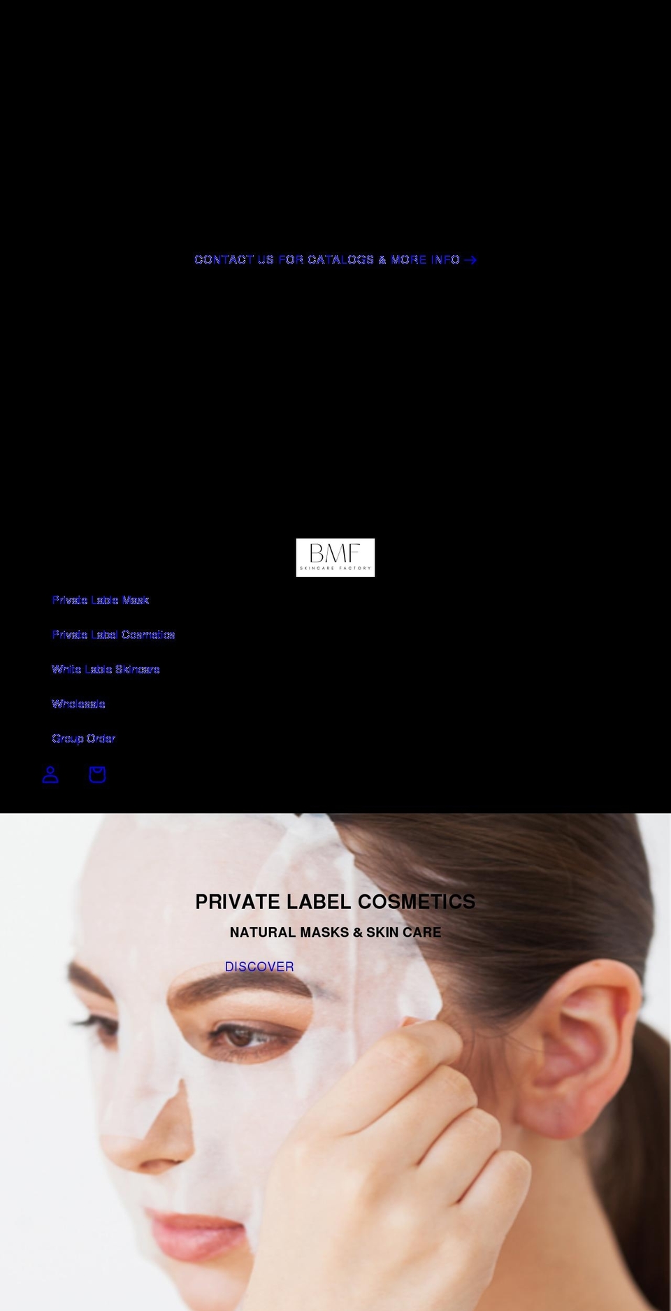 beautymaskfactory.com shopify website screenshot