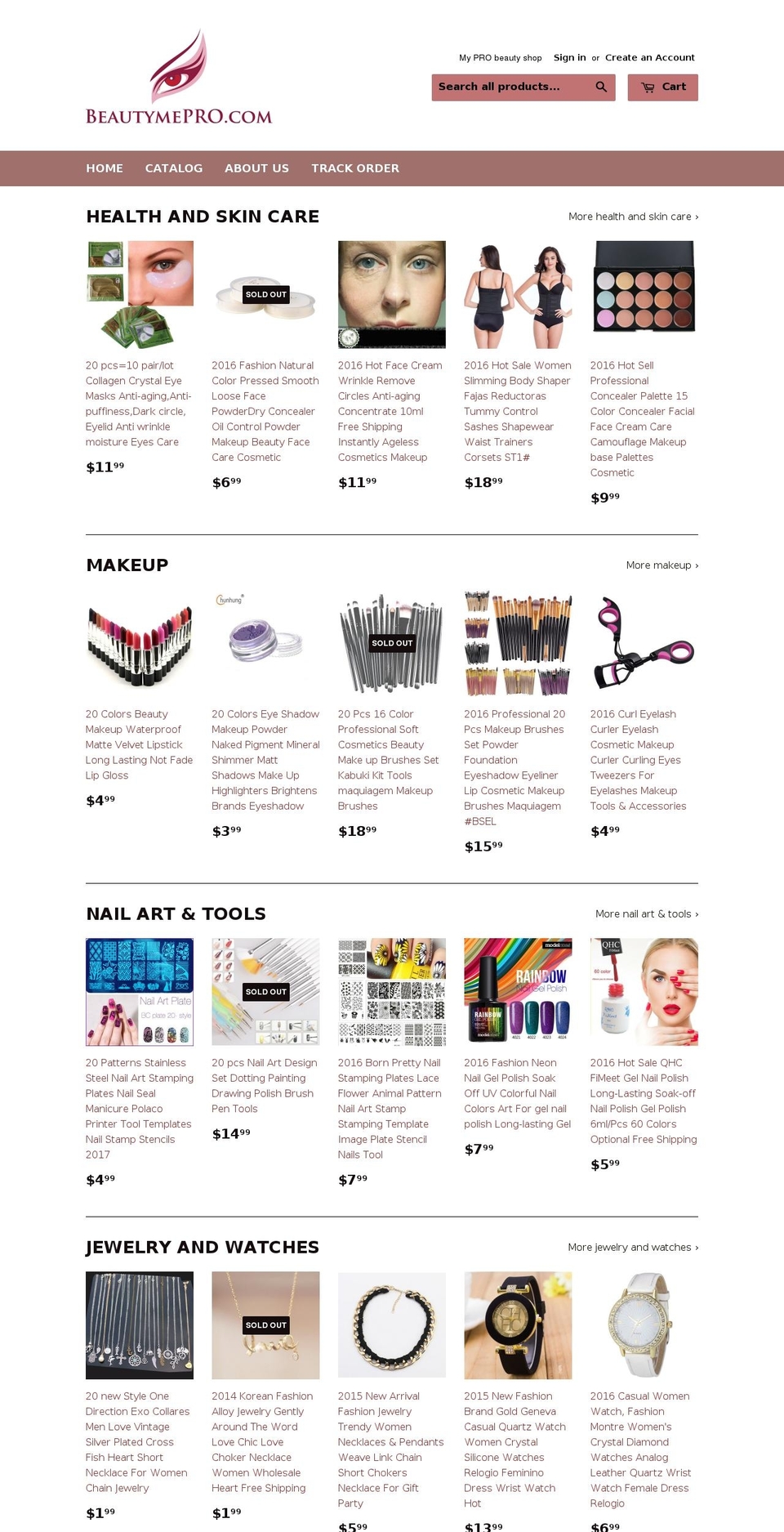 beautymepro.com — Shopify storefront screenshot