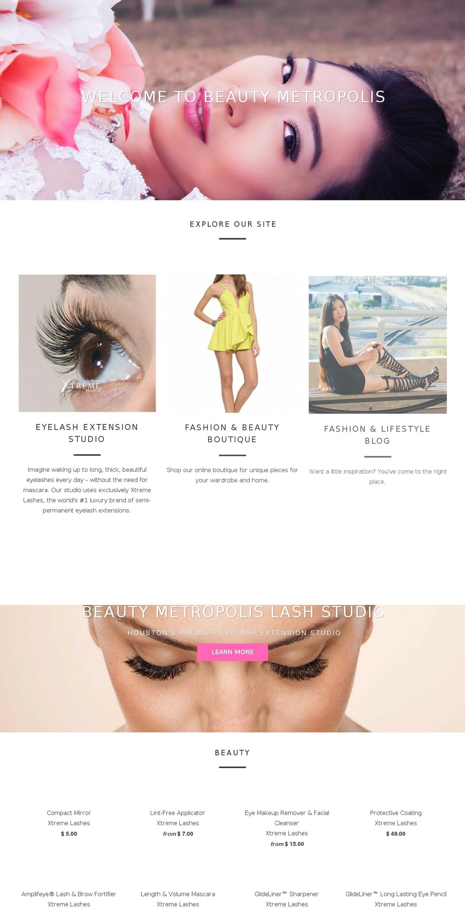 beautymetropolis.com shopify website screenshot