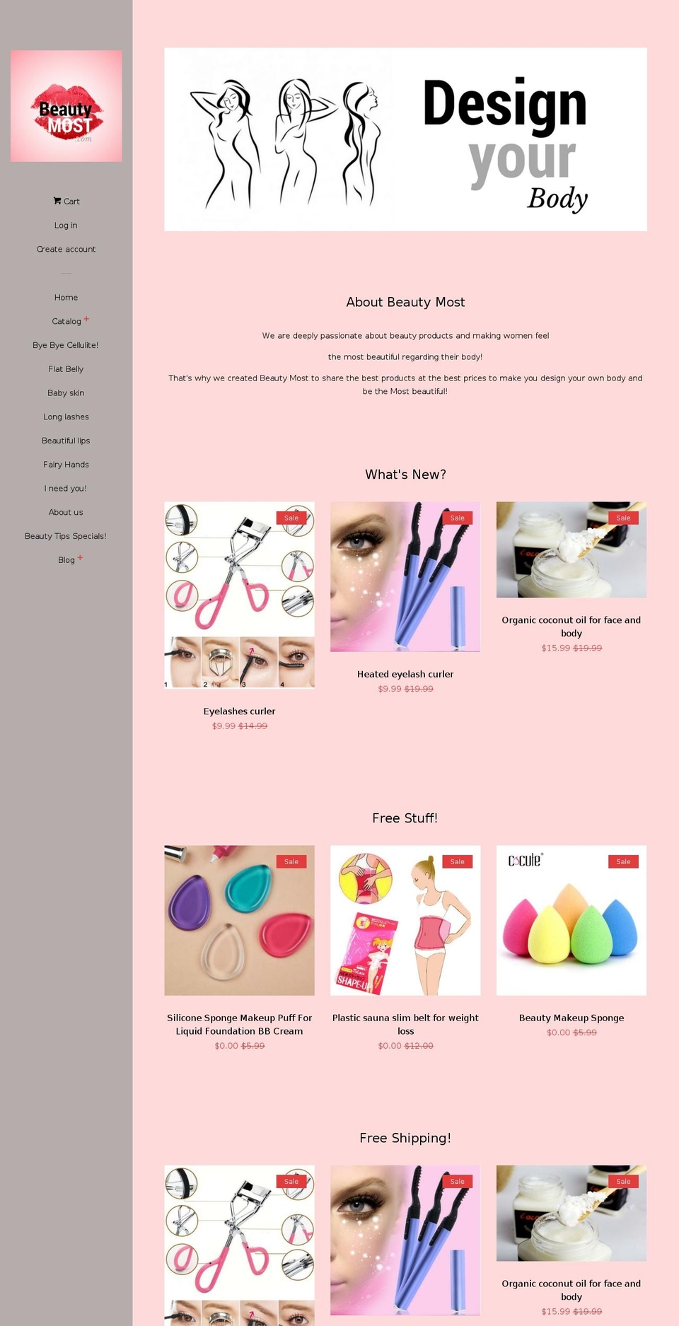 beautymost.com shopify website screenshot