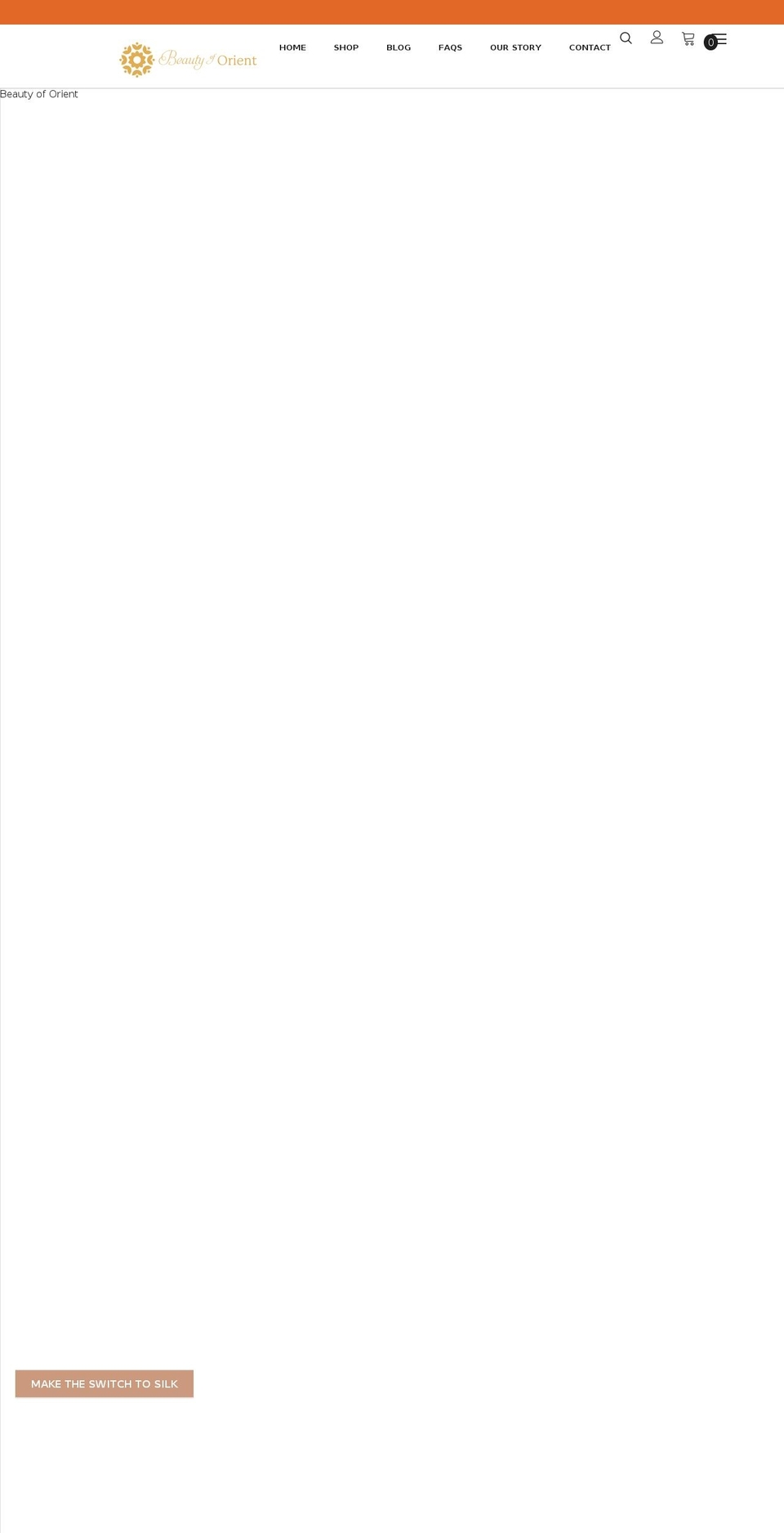 beautyoforient.com shopify website screenshot