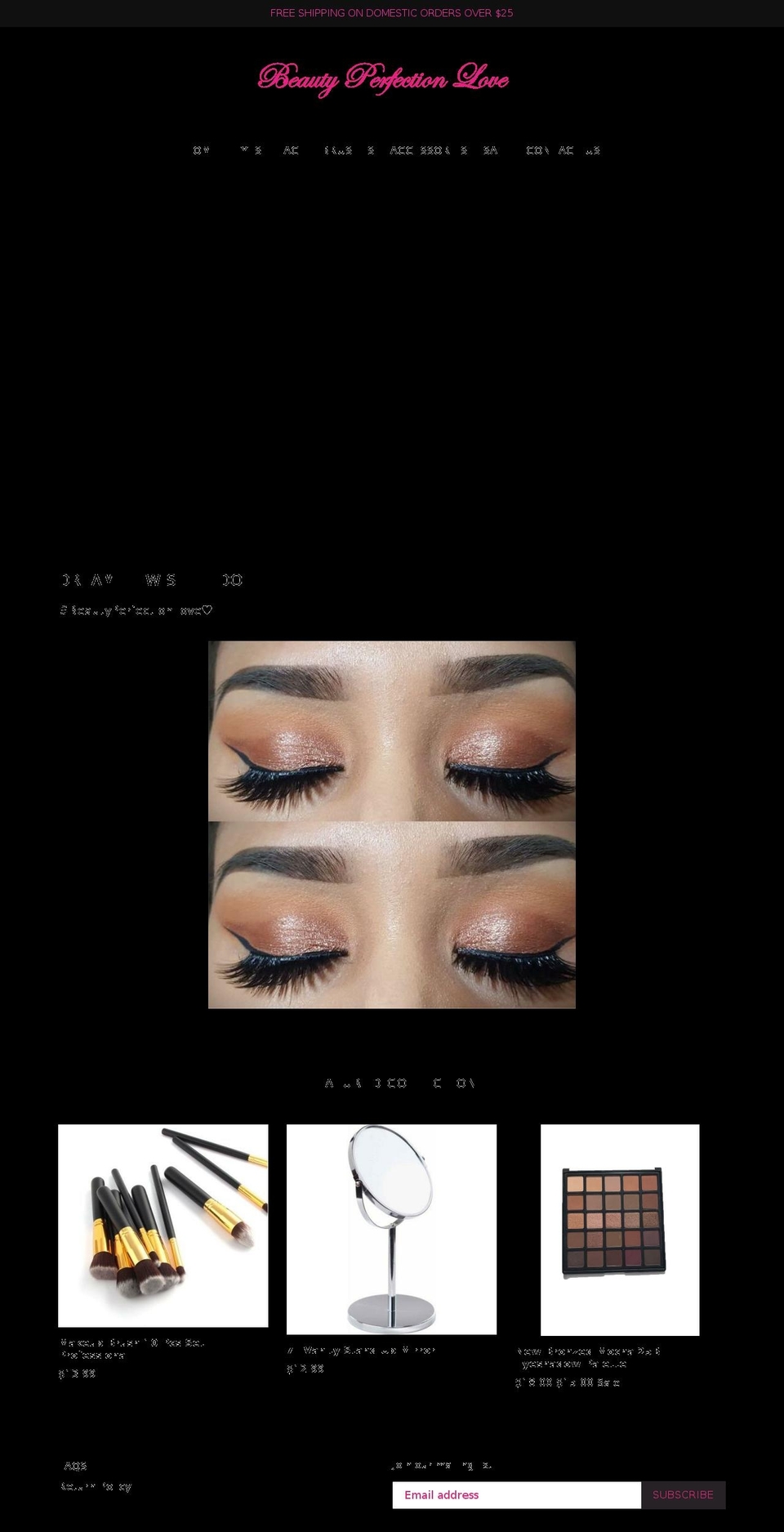 beautyperfectionlove.com — Shopify storefront screenshot