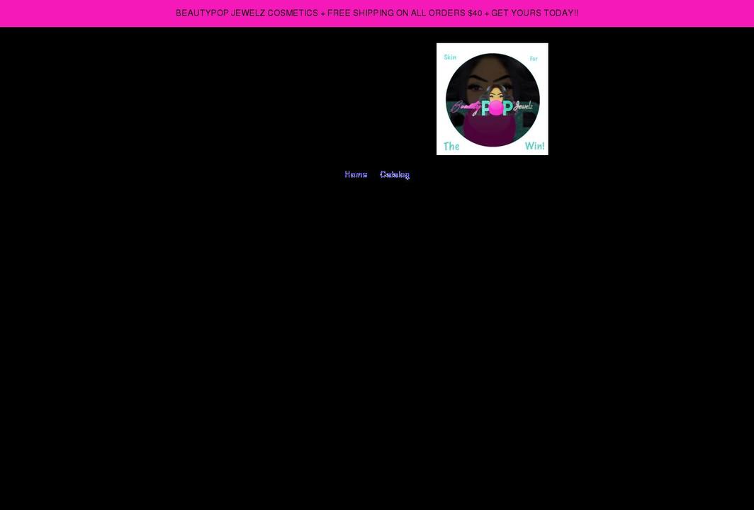 beautypopjewelzcosmetics.com shopify website screenshot