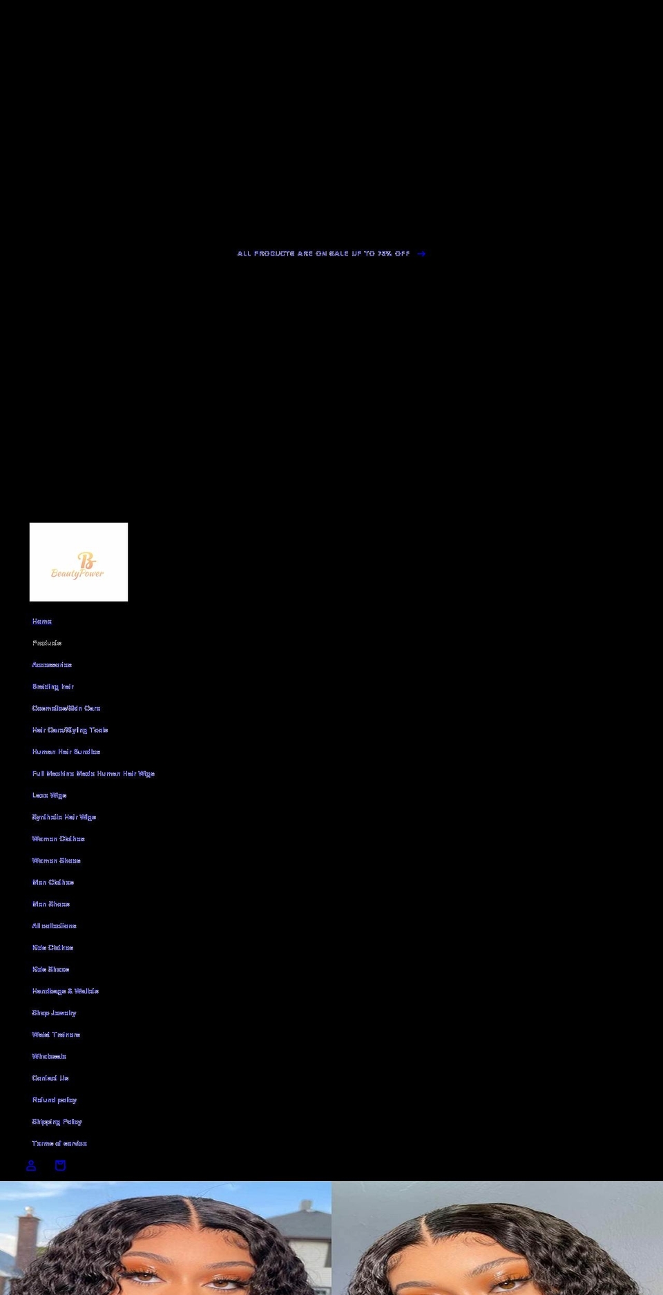 beautypowershopusa.com shopify website screenshot