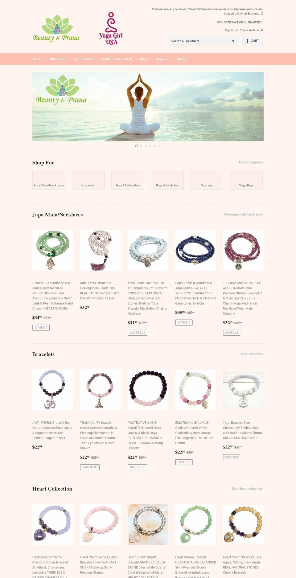 beautyprana.com — Shopify storefront screenshot