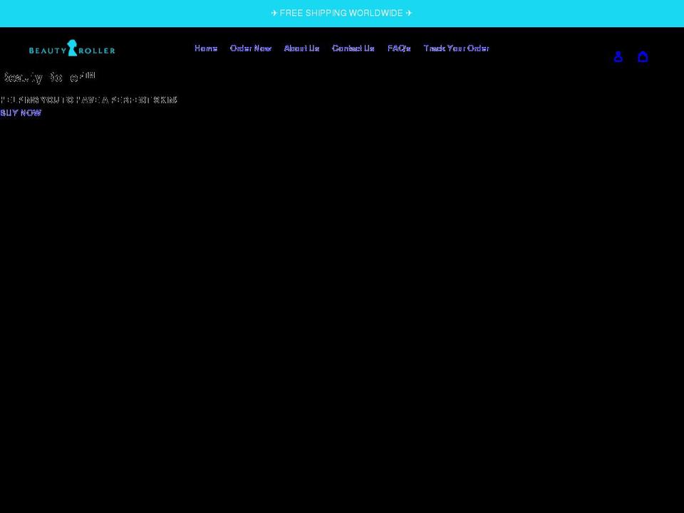 beautyroller.store shopify website screenshot