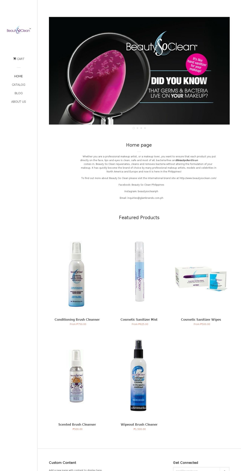 beautysoclean-ph.com shopify website screenshot