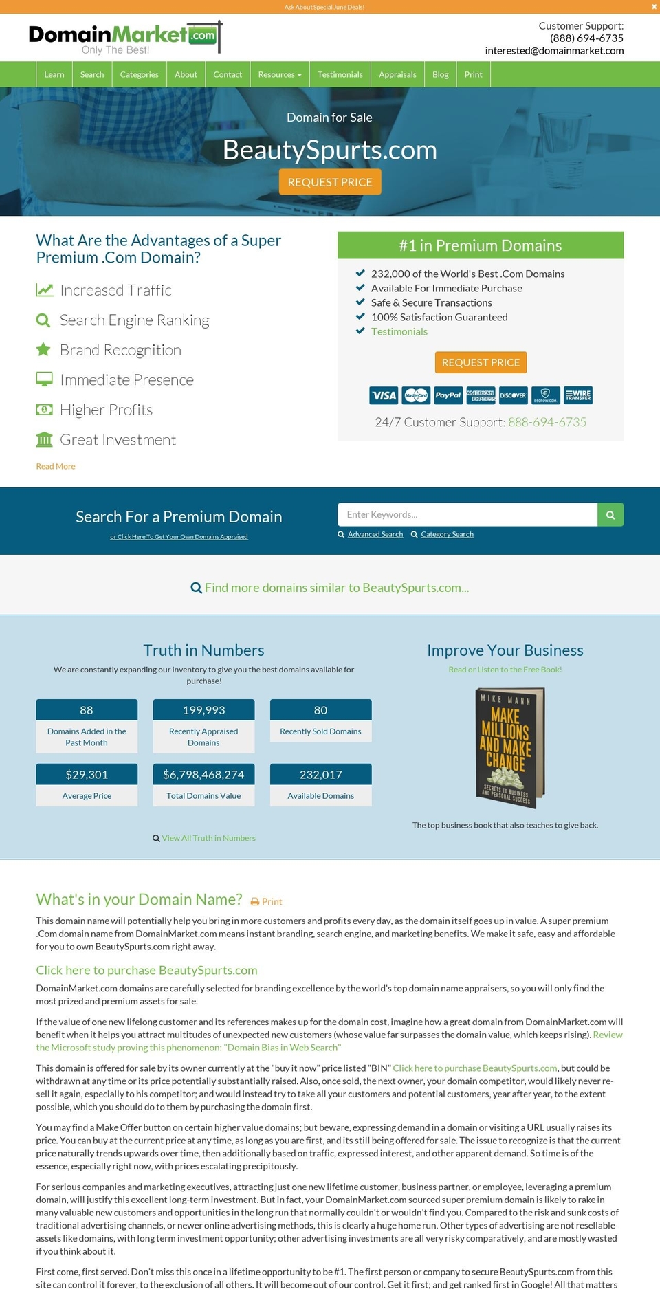 beautyspurts.com — Shopify storefront screenshot