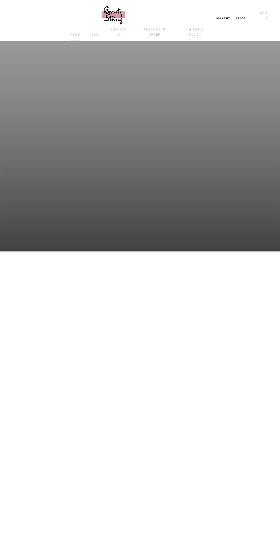 beautystring.com shopify website screenshot
