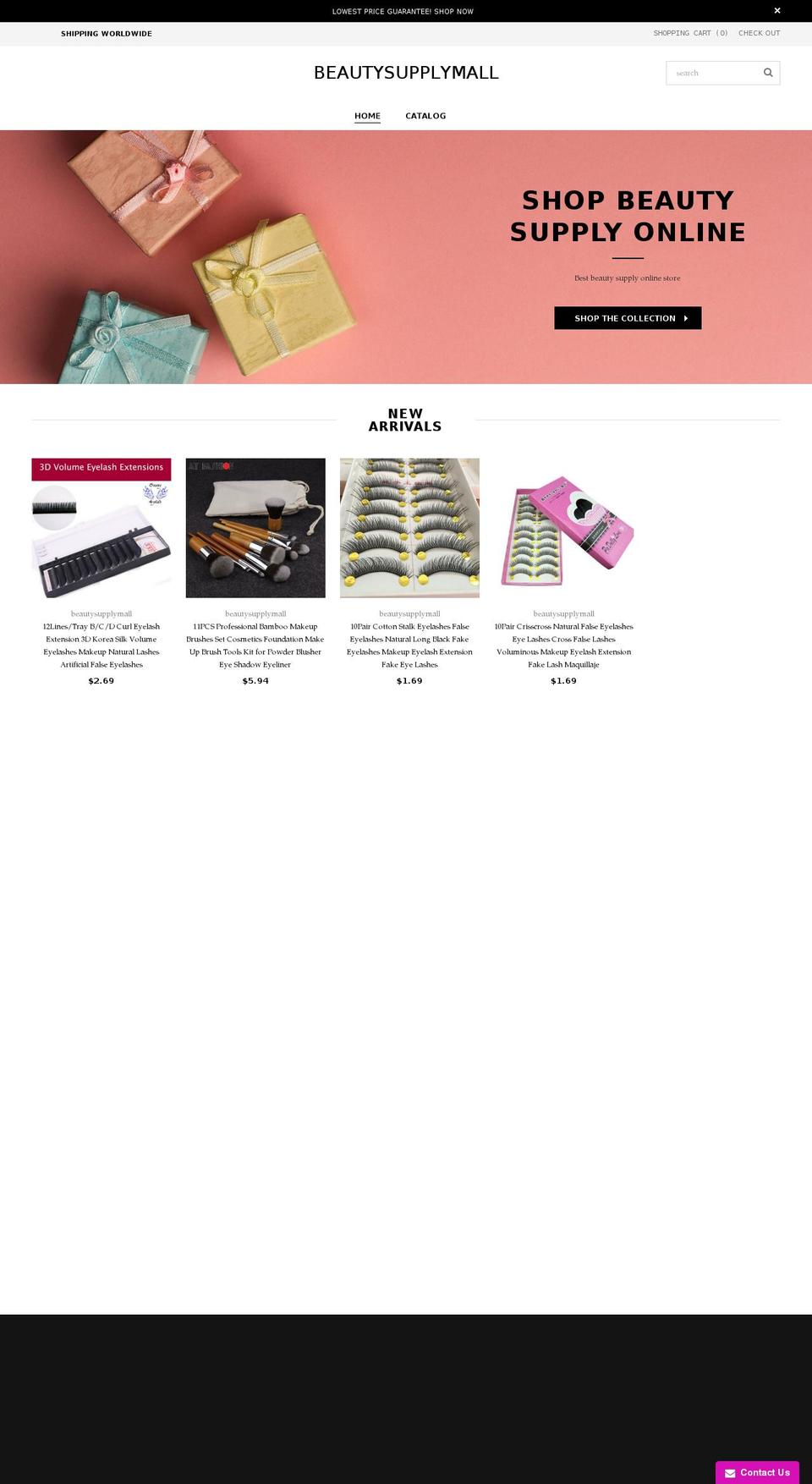 beautysupplymall.com — Shopify storefront screenshot