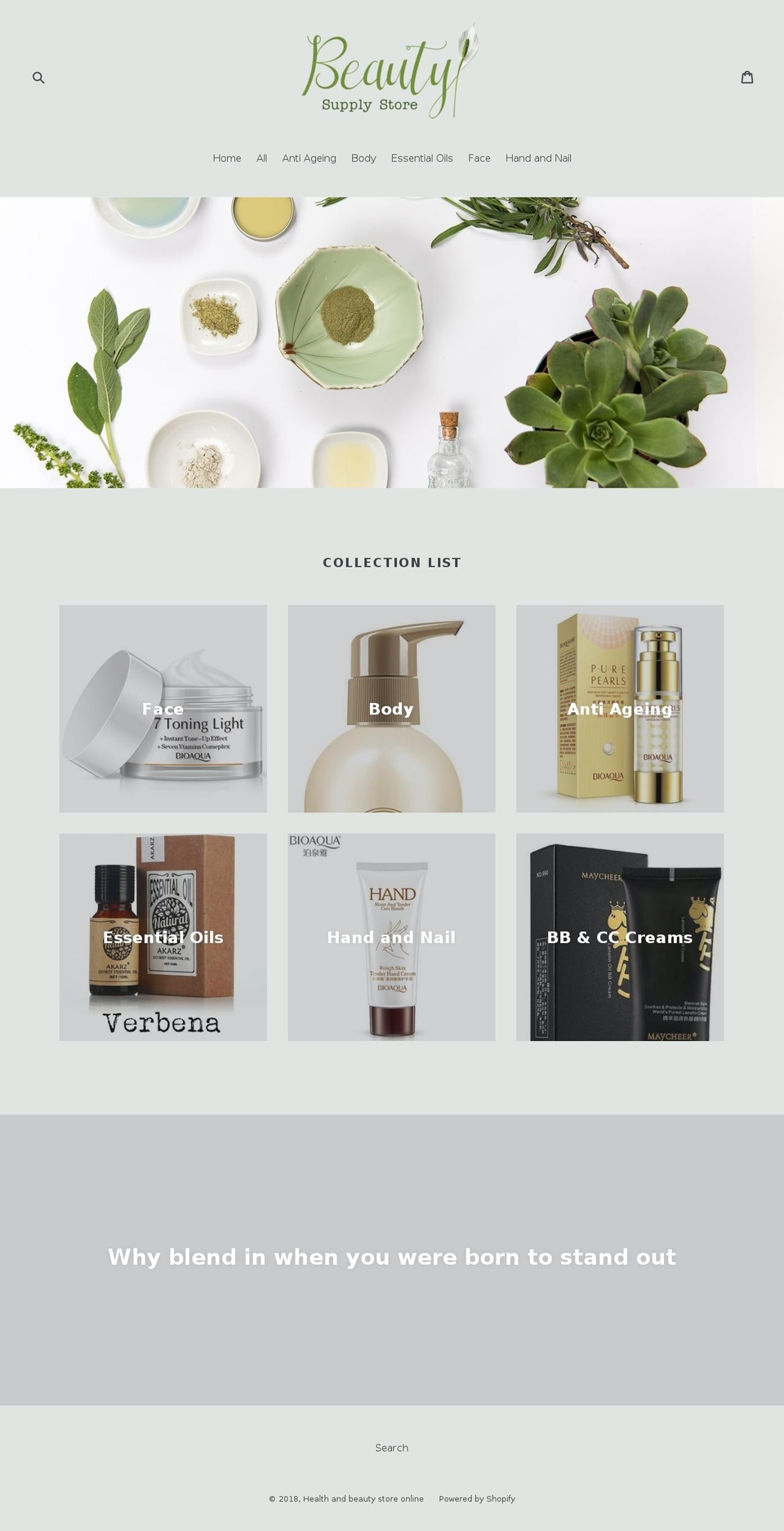 beautysupplystore.net shopify website screenshot