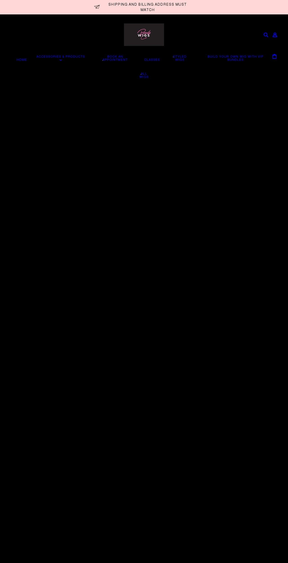 beautywigsco.com shopify website screenshot