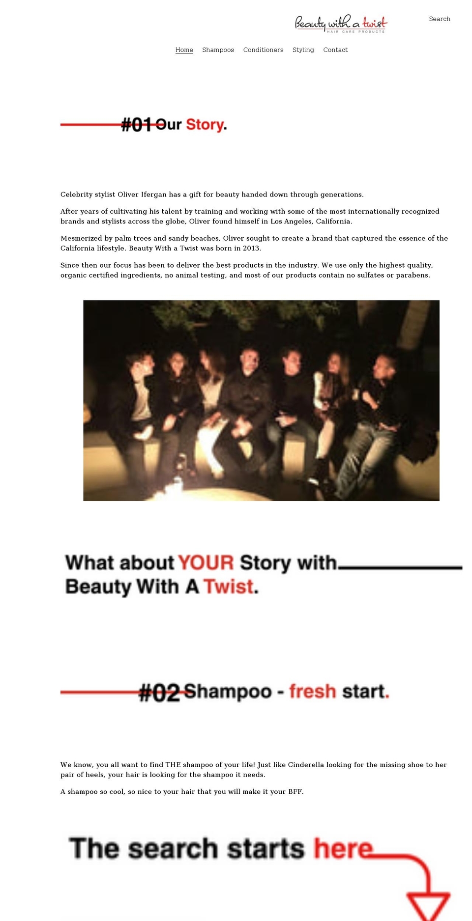 beautywithatwistproducts.com shopify website screenshot