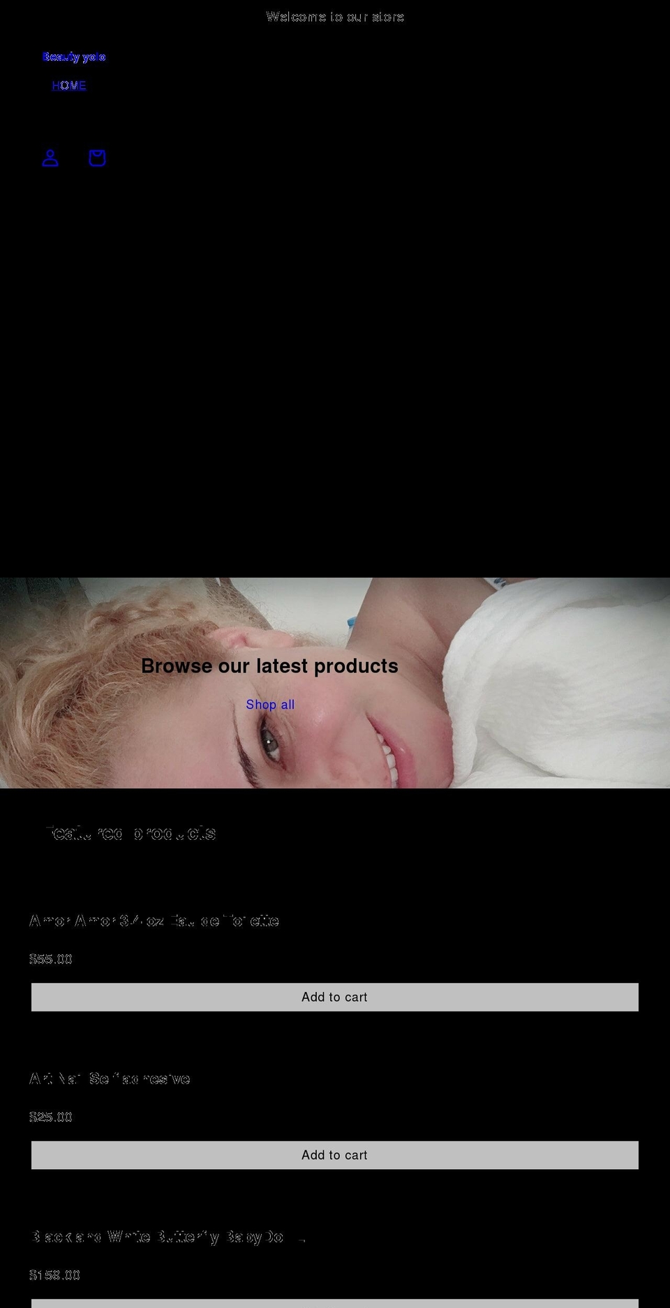 beautyyolo.com shopify website screenshot