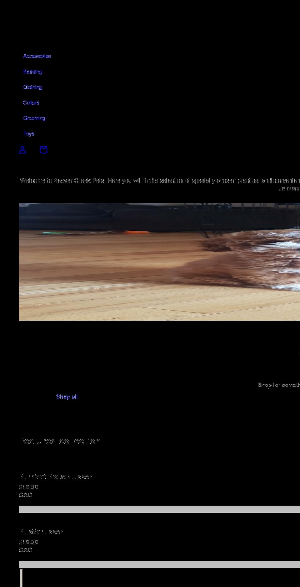 beavercreekpets.com shopify website screenshot