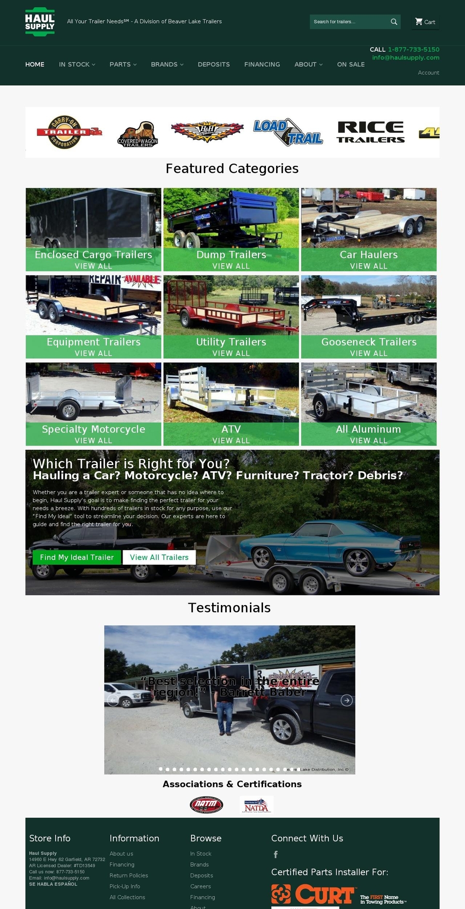 beaverlakedistribution.com shopify website screenshot