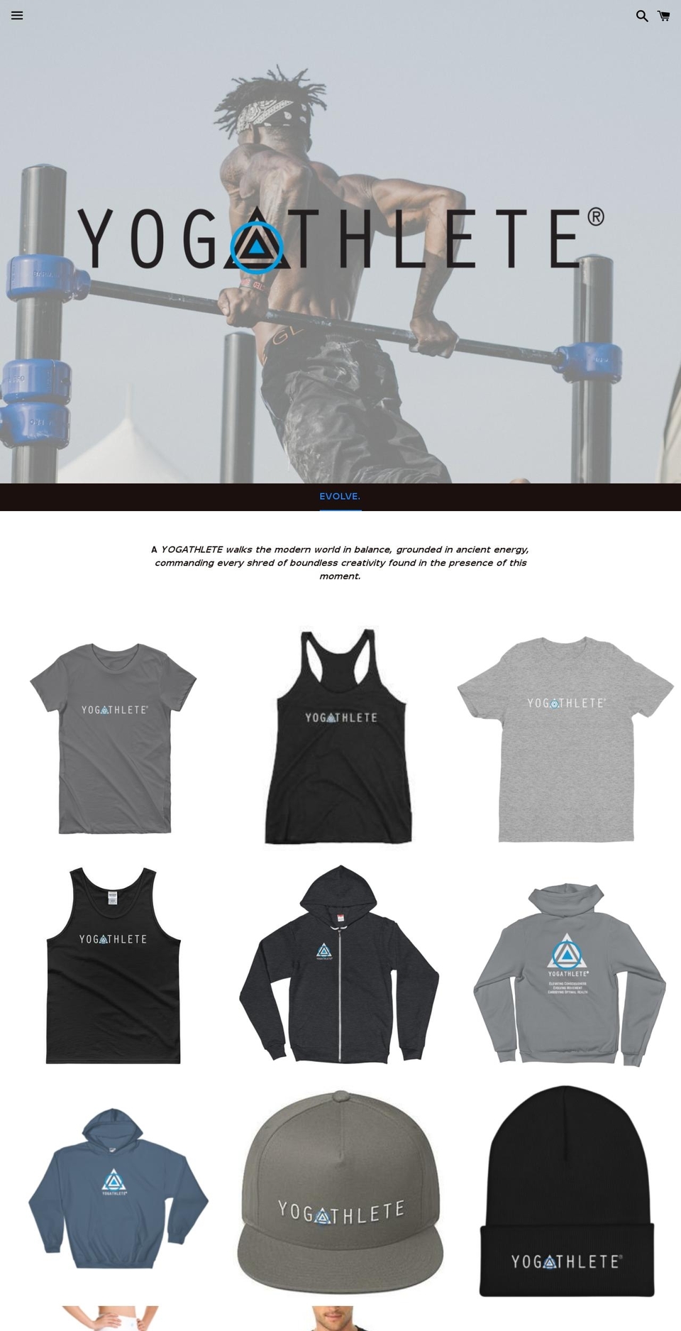 beayogathlete.com — Shopify storefront screenshot