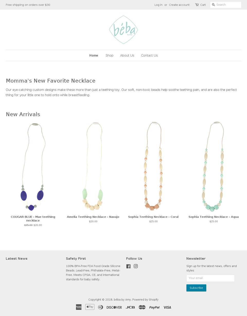 bebabyamy.com — Shopify storefront screenshot