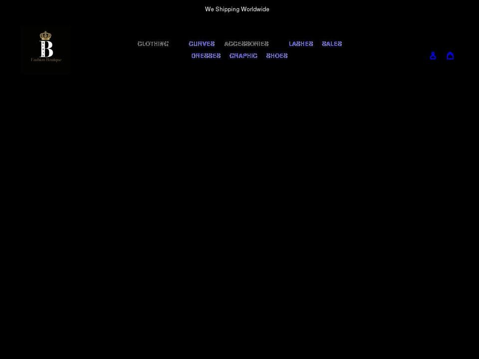 bebasfashionboutique.com shopify website screenshot