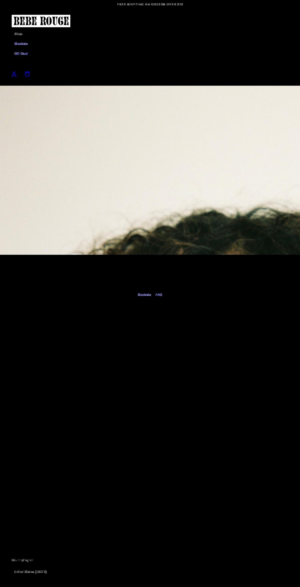 bebe-rouge.com — Shopify storefront screenshot
