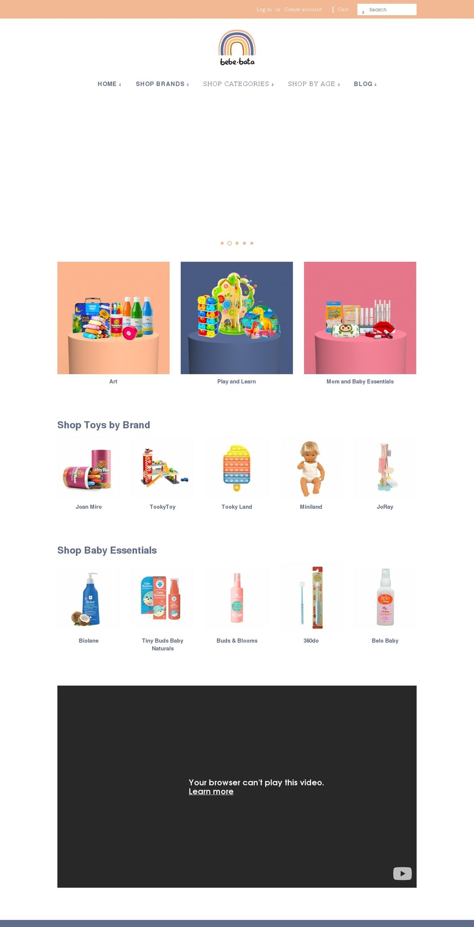 bebebata.com shopify website screenshot