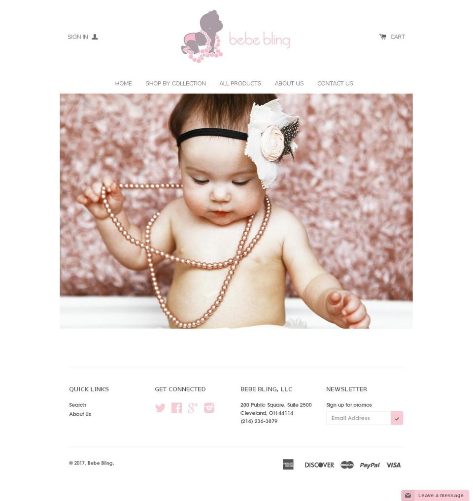 bebebling.com shopify website screenshot