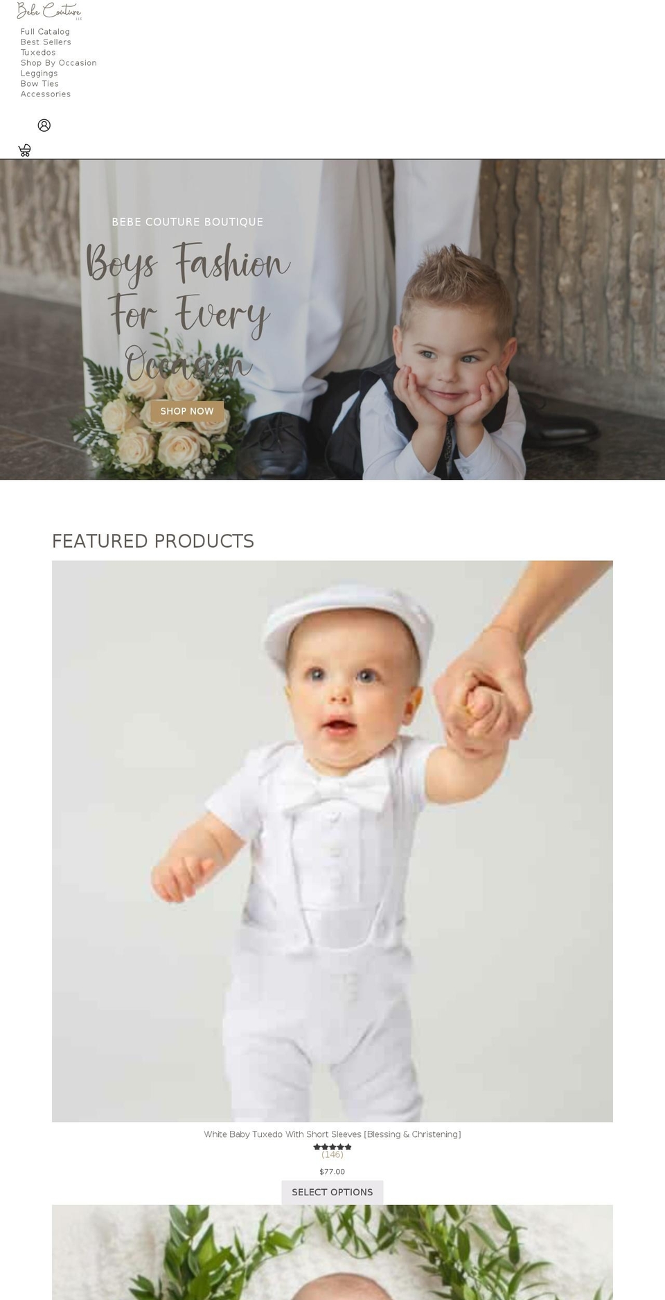 bebecouturellc.com — Shopify storefront screenshot