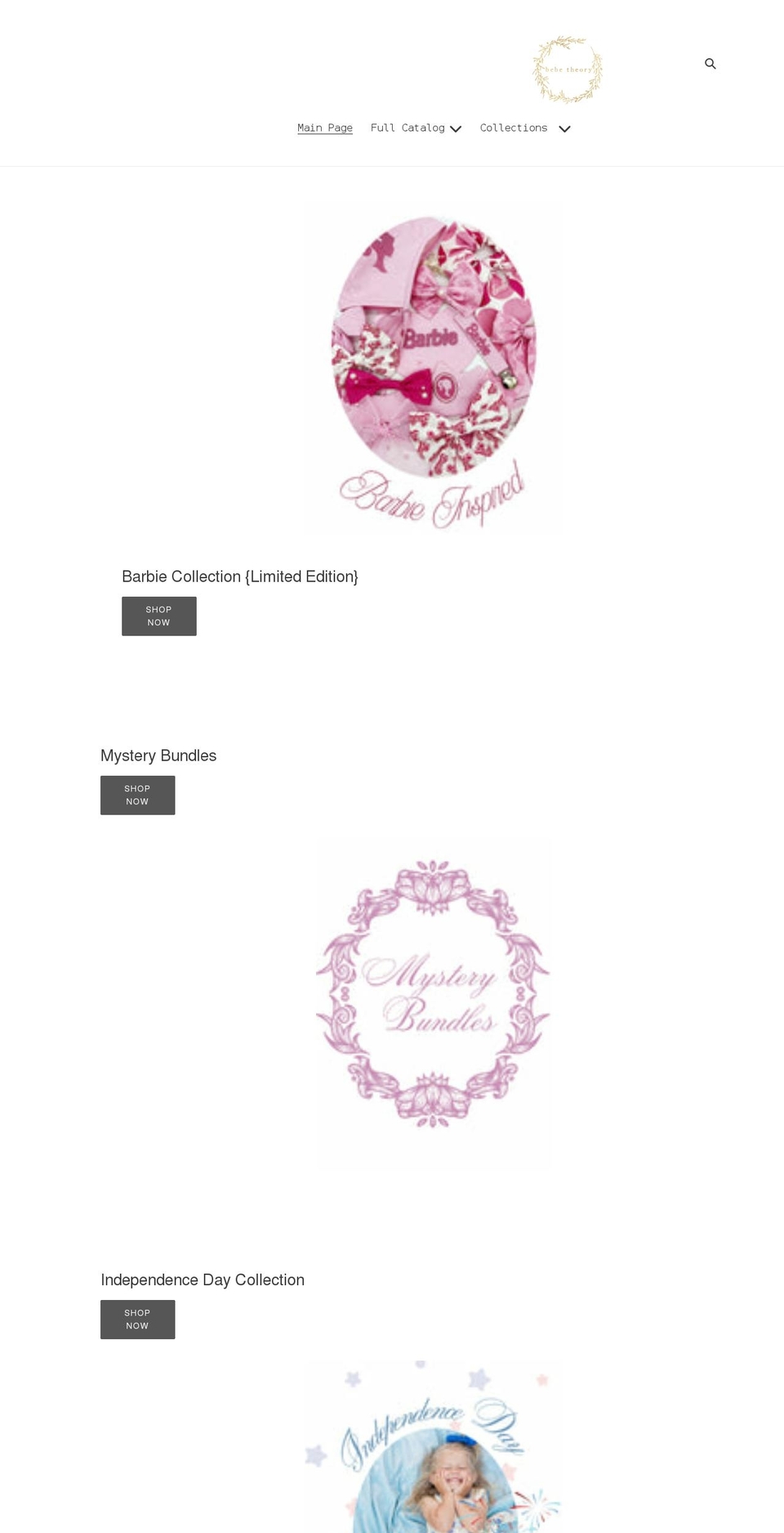 bebetheory.com shopify website screenshot