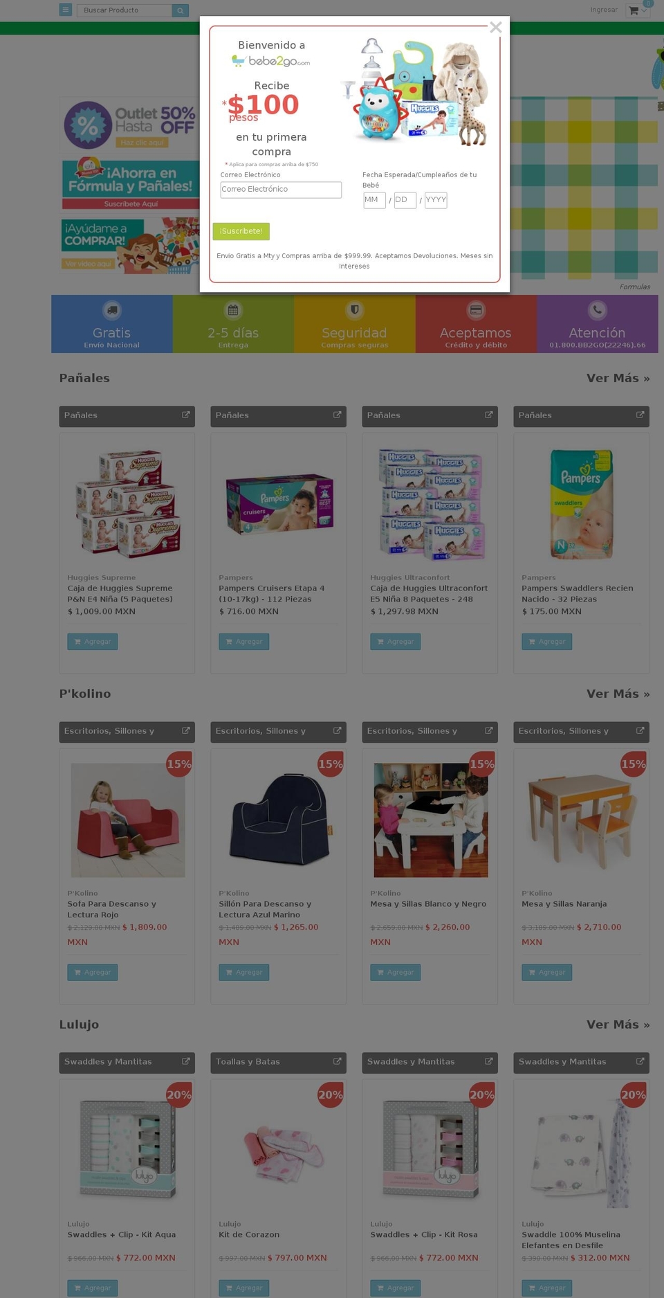 Bebe2go v1.1 Shopify theme site example bebetugo.com