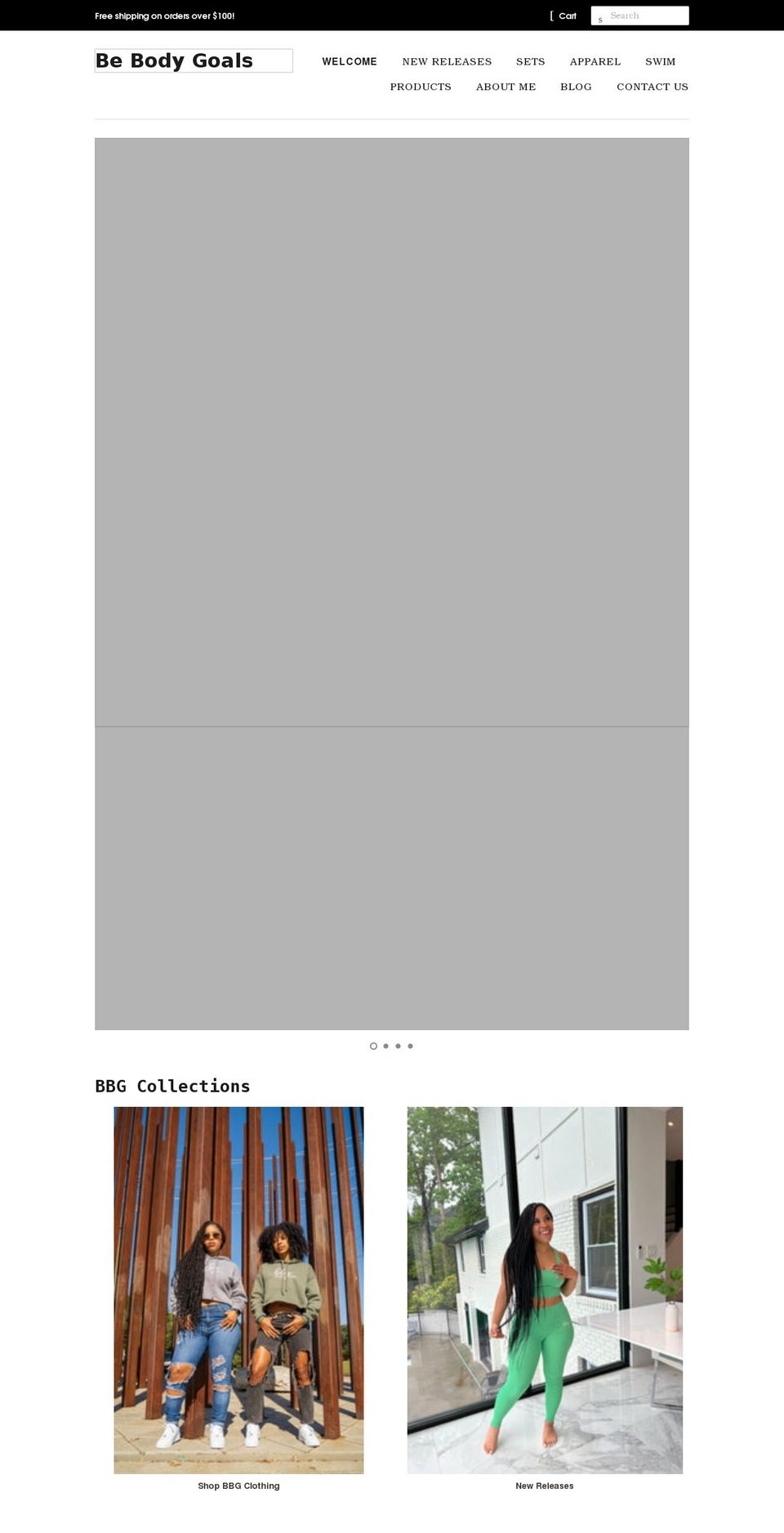 bebodygoals.com shopify website screenshot