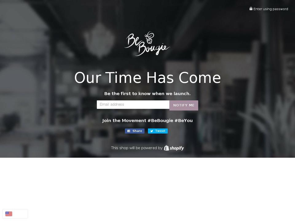 bebougie.com shopify website screenshot