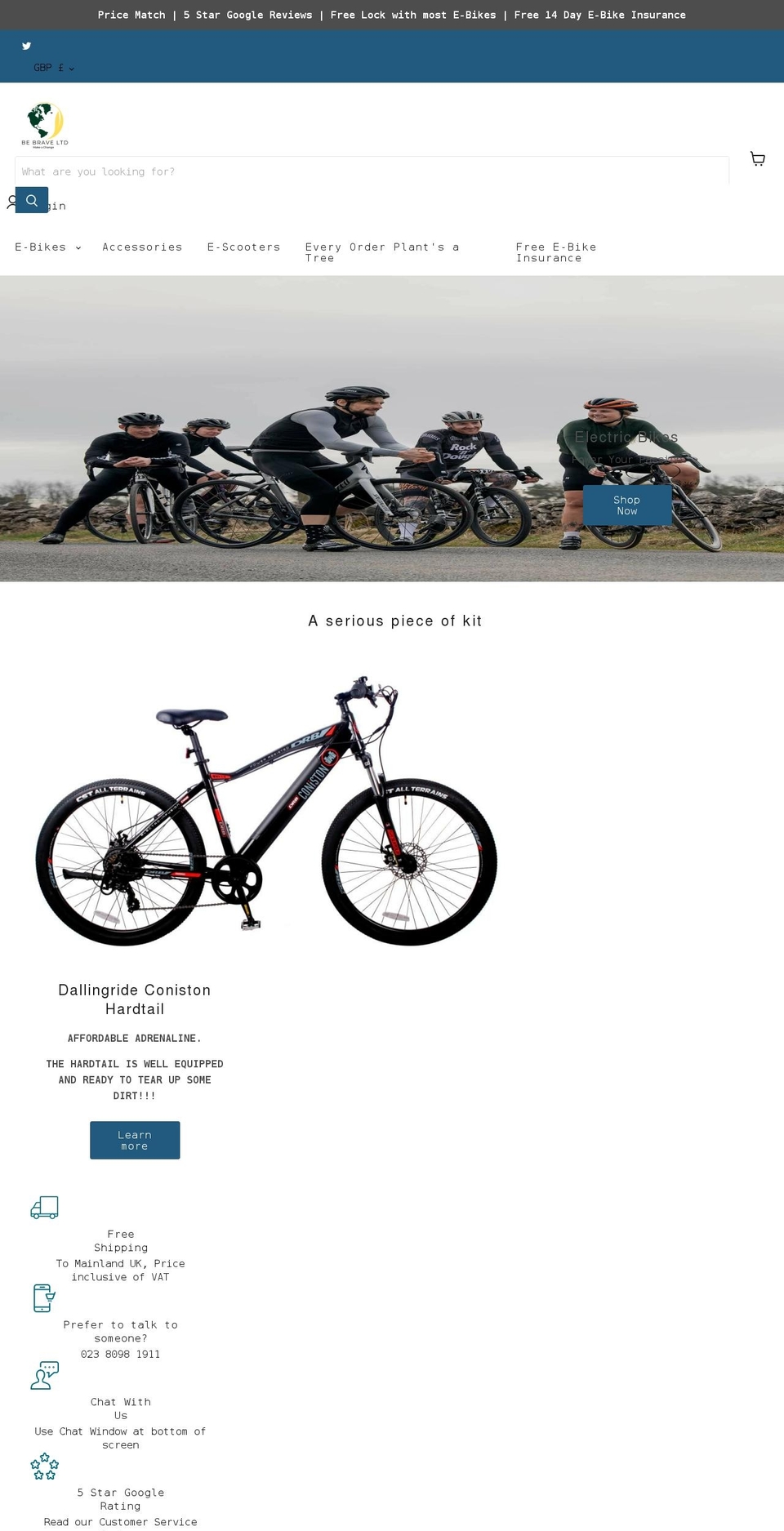 bebraveandchange.com shopify website screenshot