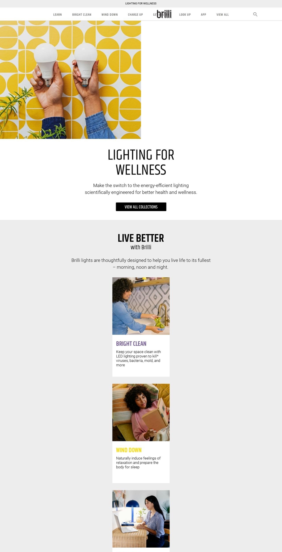 bebrilli.com shopify website screenshot