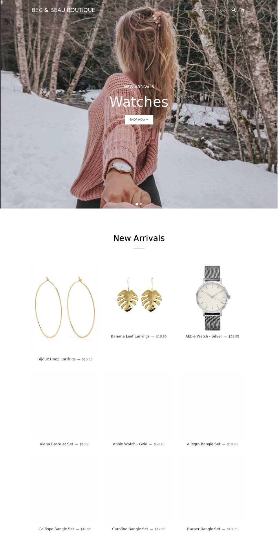 becandbeau.com — Shopify storefront screenshot