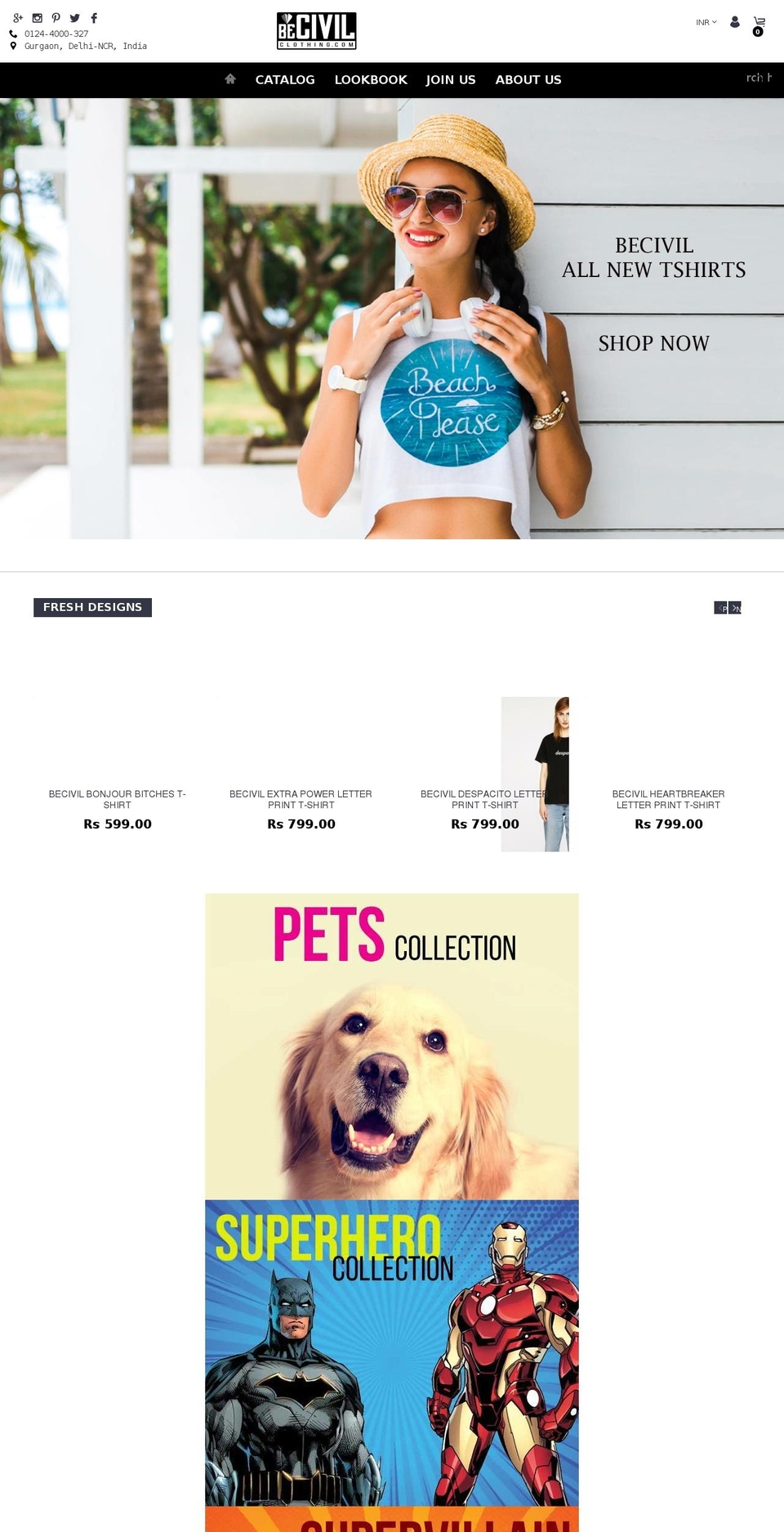 seiko-shopify-v1-7-0 Shopify theme site example becivilclothing.com