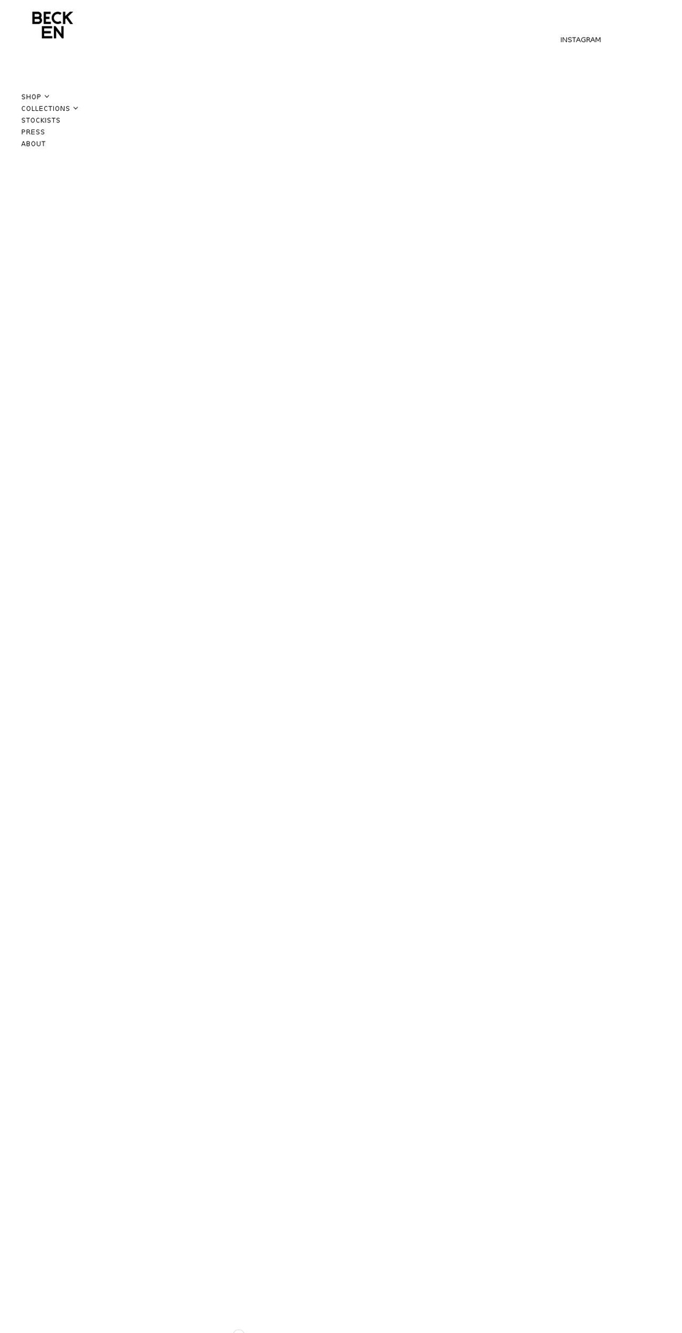 becken.com — Shopify storefront screenshot