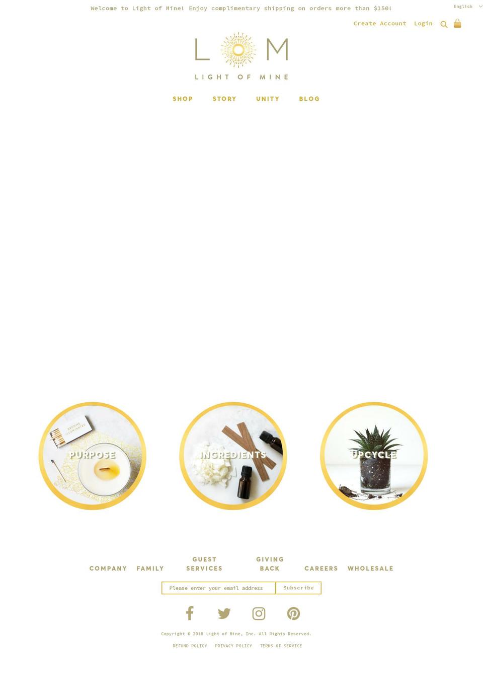 theme-export-light-of-mine Shopify theme site example becomeilluminated.com